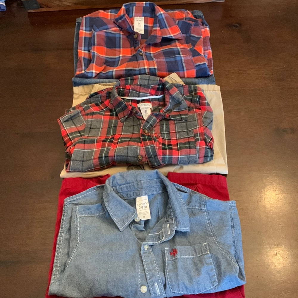 Carter’s Boys Outfits ❤️ size 24m and 2t